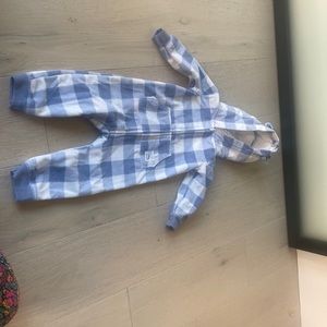 Carter’s flannel one piece outfit 9 month